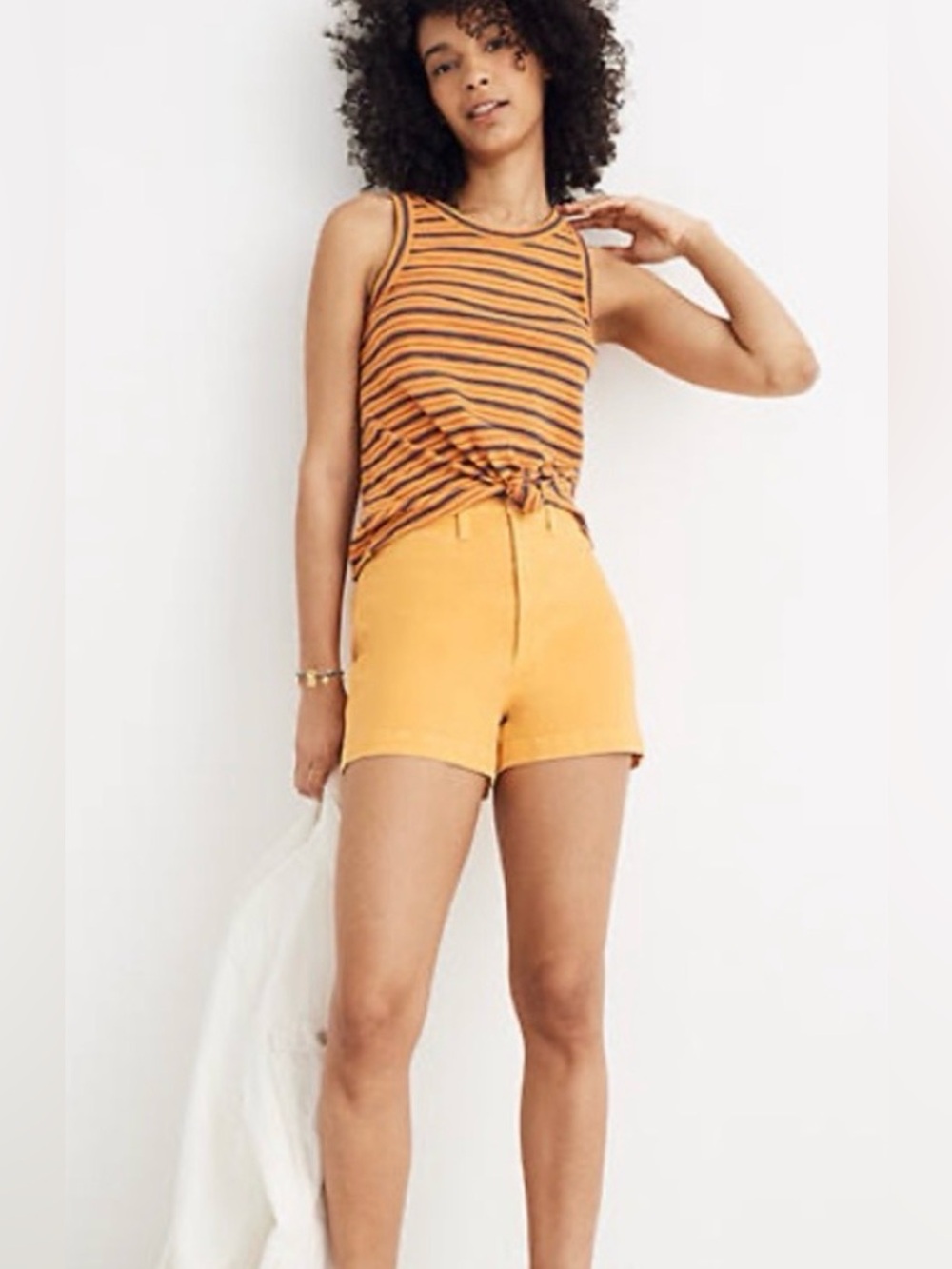 Madewell Audio Knot-Front Tank Top size small